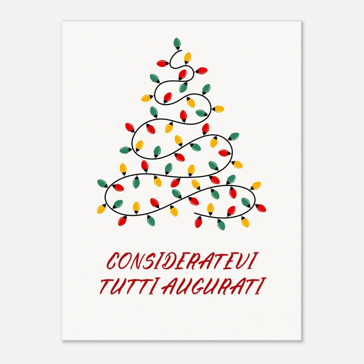 Poster Natalizio "Consideratevi Tutti Augurati"