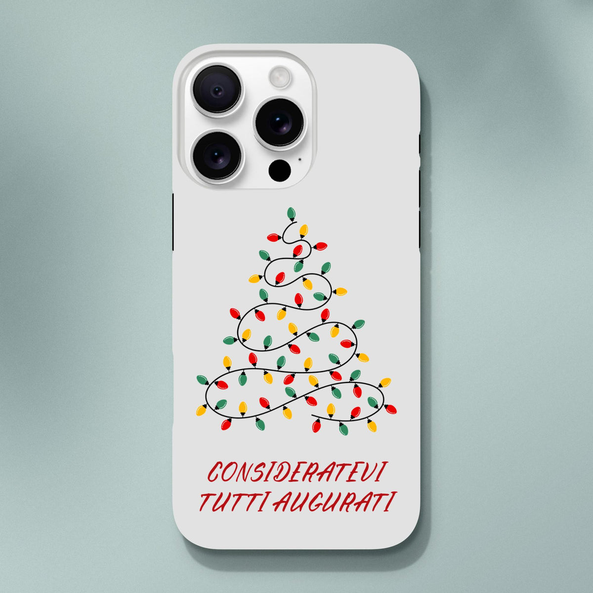 Cover Natale Consideratevi Tutti Augurati IPHONE