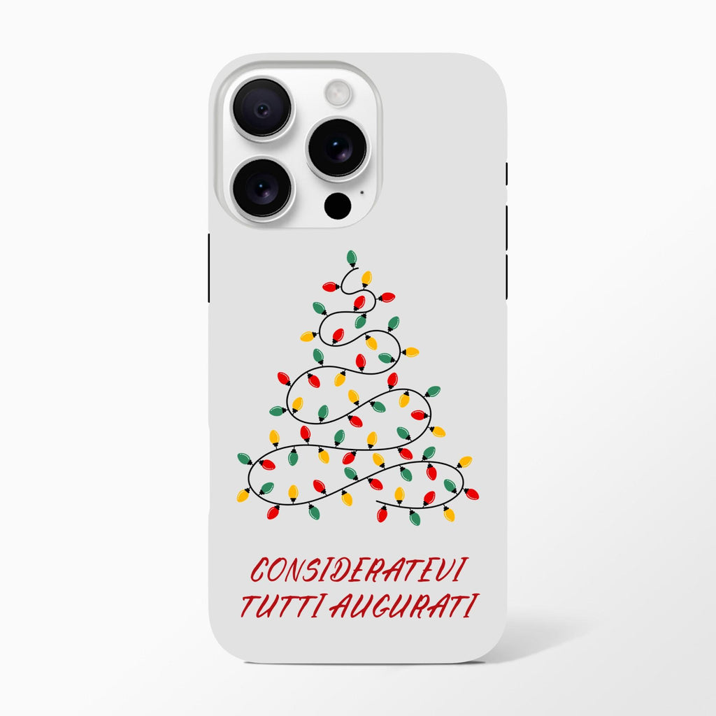 Cover Natale Consideratevi Tutti Augurati IPHONE
