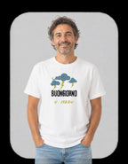 Maglietta Ironica Dialetto Calabrese "Buongiorno U Cazzu" - T-shirt Divertente Regalo Simpatico Uomo Donna