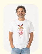 Maglietta Natalizia Divertente "Tanti Auguri a Tia e a Tutta la Razza Tua" | Idea Regalo di Natale T-Shirt per Feste