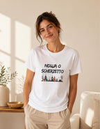 Maglietta Halloween Calabrese "NDUJA O SCHERZETTO" | T-Shirt Divertentissima e Originale, Idea Regalo A Tema Tradizione e Ironia