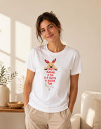 Maglietta Natalizia Divertente "Tanti Auguri a Tia e a Tutta la Razza Tua" | Idea Regalo di Natale T-Shirt per Feste