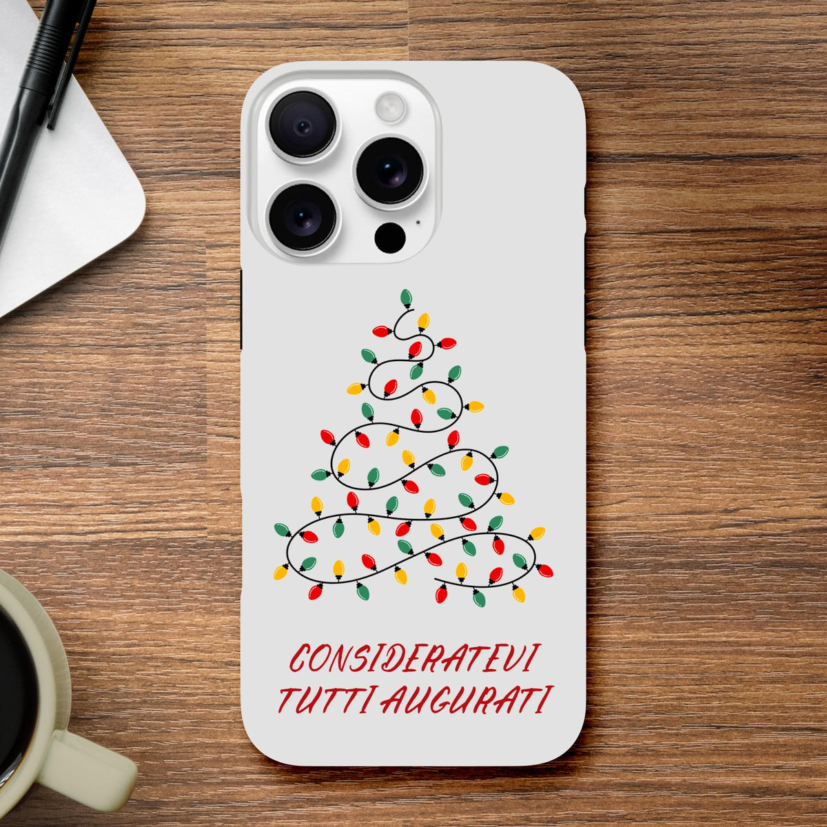 Cover Natale Consideratevi Tutti Augurati IPHONE
