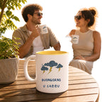 Tazza in Ceramica "Buongiorno U Gazzu" — Stampa Ironica Dialettale