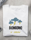 Maglietta Ironica Dialetto Calabrese "Buongiorno U Cazzu" - T-shirt Divertente Regalo Simpatico Uomo Donna