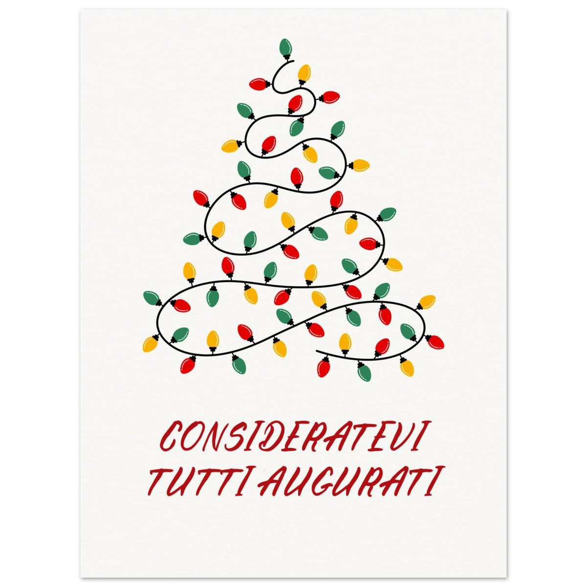 Poster Natalizio "Consideratevi Tutti Augurati"