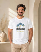 Maglietta Ironica Dialetto Calabrese "Buongiorno U Cazzu" - T-shirt Divertente Regalo Simpatico Uomo Donna