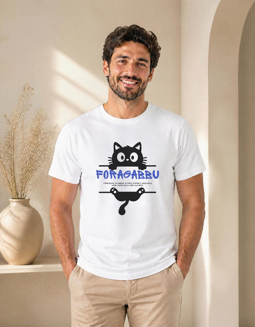 Maglietta Calabrese "Foragabbu" | T-shirt Dialetto Calabria, IDEA REGALO simpatica, streetwear meridionale, frase ironica, maglia unisex