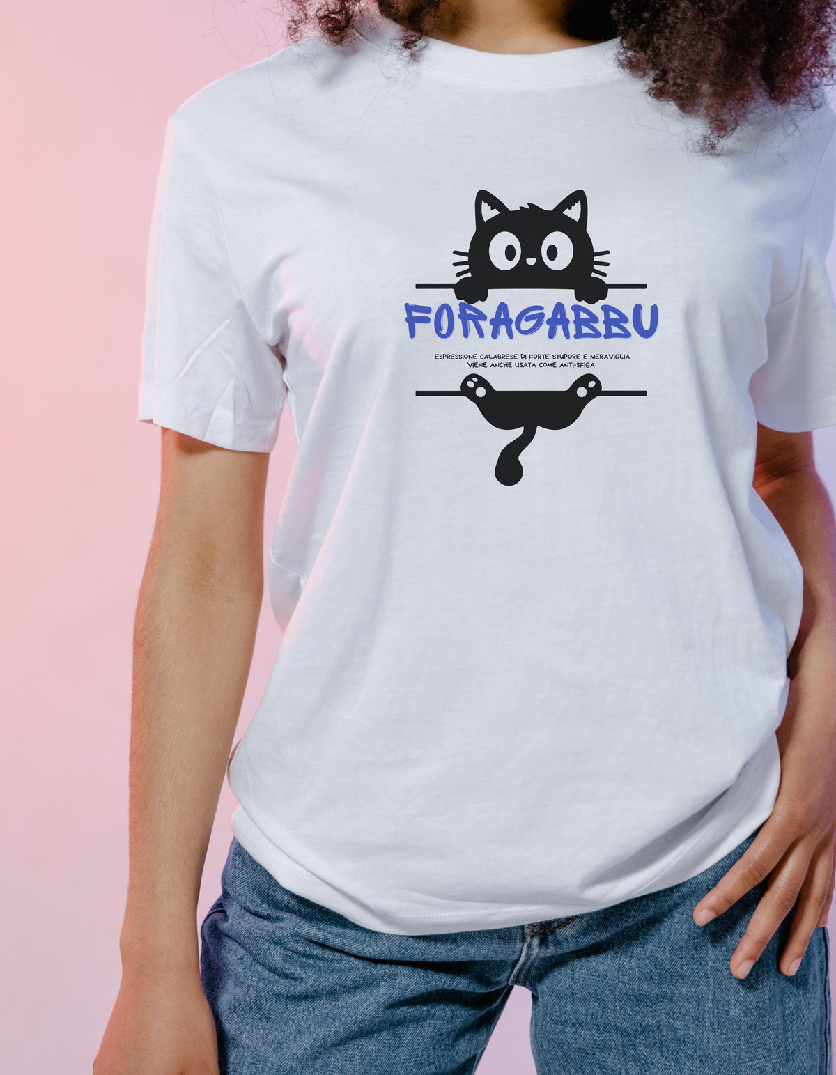 Maglietta Calabrese "Foragabbu" | T-shirt Dialetto Calabria, IDEA REGALO simpatica, streetwear meridionale, frase ironica, maglia unisex