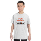 Maglietta Halloween Bambino "Nduja o Scherzetto" | T-shirt bambini divertente, Idea regalo Calabria, Maglia spettrale, Dolcetto o scherzetto